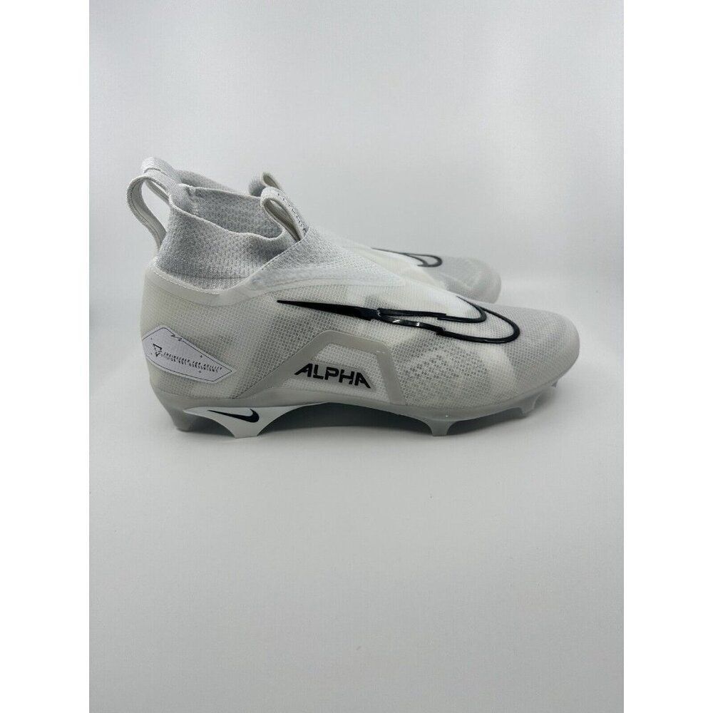 Nike Alpha Menace Elite 3 Football Cleats Mens Size 10 Platinum White CT6648-109 - Picture 4 of 6